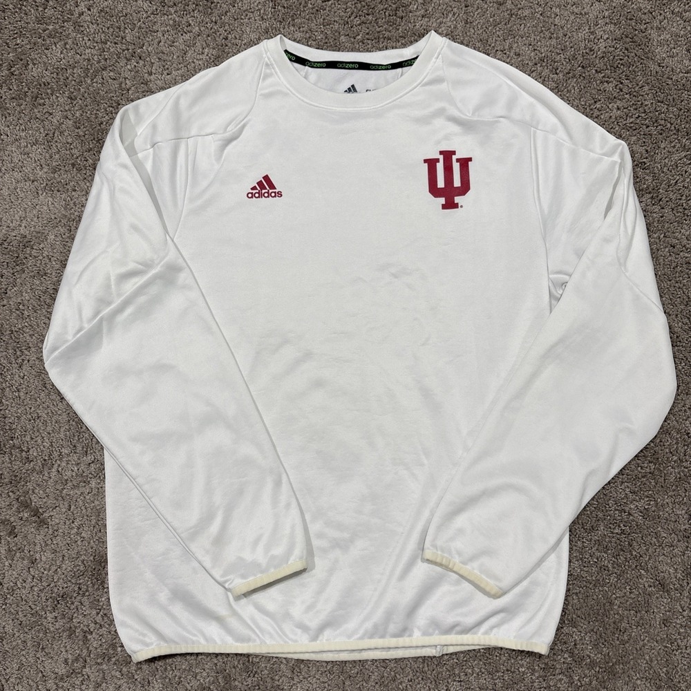adidas Men's Sweatshirt Size L White/red
